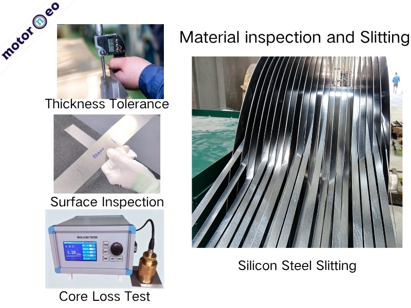 Material inspection and Slitting