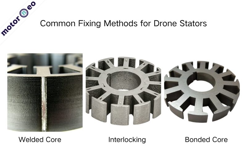 Common Fixing Methods for Drone Stators