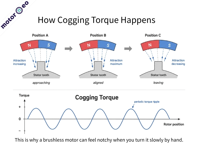 How Cogging Torque Happens