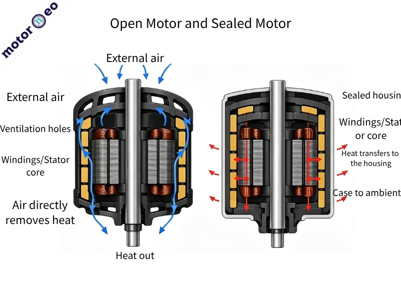Open Motor and Sealed Motor