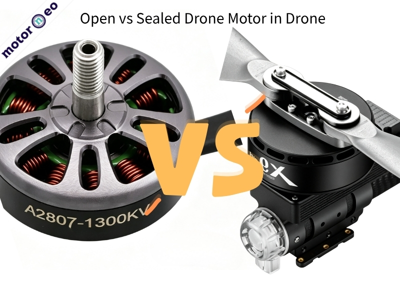 Open vs Sealed Drone Motor in Drone