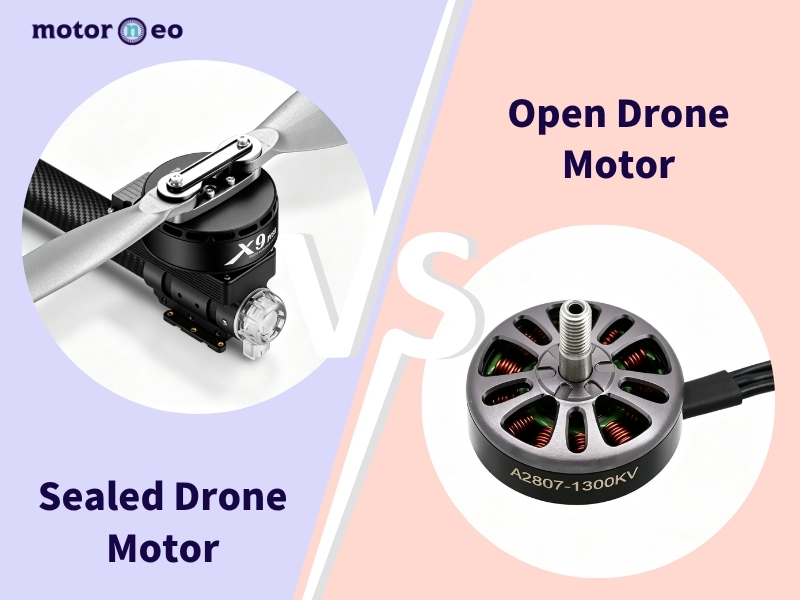 Open vs Sealed Drone Motors Cooling or Environmental Protection